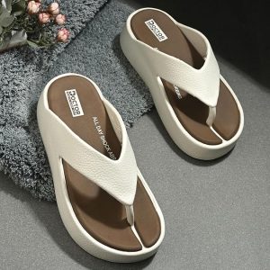 DOCTOR HEALTH SUPER SOFT Women’s Orthopedic Soft Platform Slippers | Ultra-Cushioned Shock Absorbing Footbed | Lightweight Anti-Skid Everyday Wear Comfort Flip Flops for All-Day Support